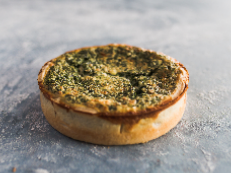 Feta & spinach quiche