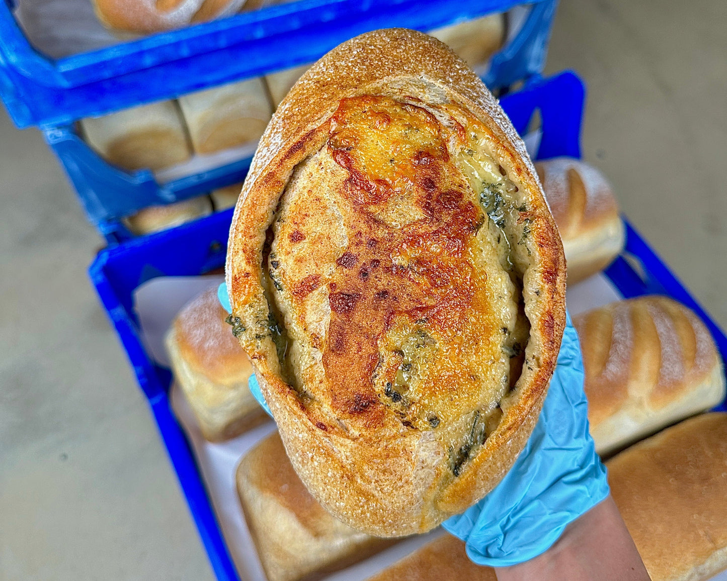 Stilton cheese loaf